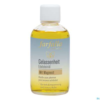 Sie sehen eine Packung Farfalla Edelsteinoel Gelassenheit 100ml, Produktbild: 01 Farfalla Edelsteinoel Gelassenheit 100ml, A-Nr.: 5675613 - 01