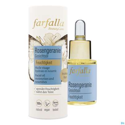 Farfalla Gesichtsoel Rosengeranie Feuchtigkeit 15ml, A-Nr.: 5602494 - 02