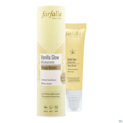 Sie sehen eine Packung Farfalla Vanilla Glow Glueckscreme 30ml, Produktbild: 01 Farfalla Vanilla Glow Glueckscreme 30ml, A-Nr.: 5781120 - 01