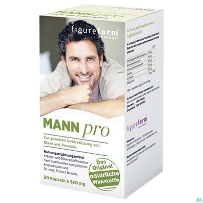 Sie sehen eine Packung Figureform/pro Kapseln Mann 90st, Produktbild: 01 Figureform/pro Kapseln Mann 90st, A-Nr.: 4144836 - 01