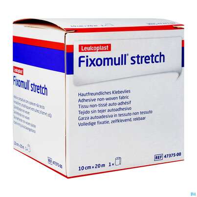 Sie sehen eine Packung Fixomull-stretch Hypoallergenes Klebevlies Fixierung 20mx 10cm 1st, Produktbild: 02 Fixomull-stretch Hypoallergenes Klebevlies Fixierung 20mx 10cm 1st, A-Nr.: 4744424 - 02