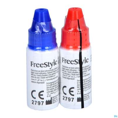 Freestyle Kontroll-lösung -abbott 4ml Flaeschchen 2st, A-Nr.: 3029694 - 05