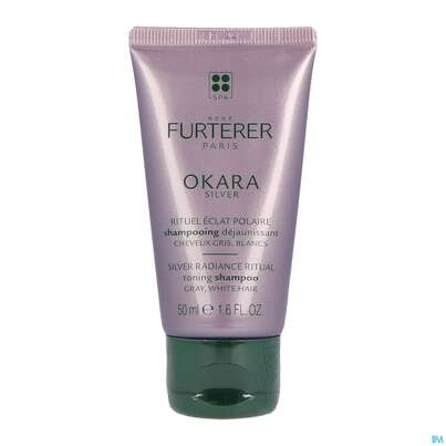 Sie sehen eine Packung Furterer Okara Silver Polarglanz-shampoo 200ml, Produktbild: 02 Furterer Okara Silver Polarglanz-shampoo 200ml, A-Nr.: 5439835 - 02