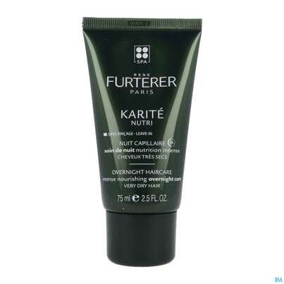 Sie sehen eine Packung Furterer Shea-butter Nutri Nährende Nachtpflege 75ml, Produktbild: 03 Furterer Shea-butter Nutri Nährende Nachtpflege 75ml, A-Nr.: 5439692 - 03