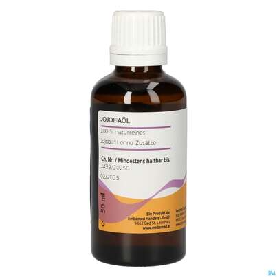 Sie sehen eine Packung Gall Pharma Jojobaöl Embamed, Produktbild: 01 Gall Pharma Jojobaöl Embamed, A-Nr.: 4946808 - 01