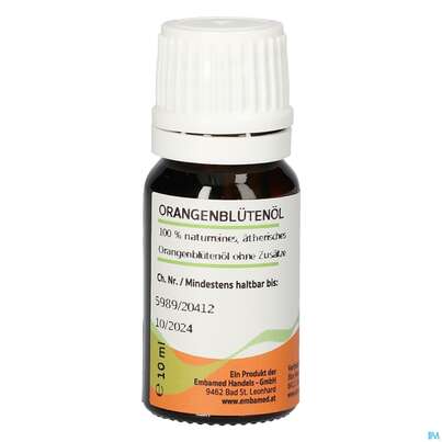 Sie sehen eine Packung Gall Pharma Orangenblütenöl Embamed, Produktbild: 04 Gall Pharma Orangenblütenöl Embamed, A-Nr.: 4946961 - 04