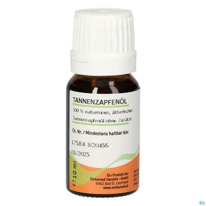 Sie sehen eine Packung Gall Pharma Tannenzapfenöl Embamed, Produktbild: 01 Gall Pharma Tannenzapfenöl Embamed, A-Nr.: 5420480 - 01
