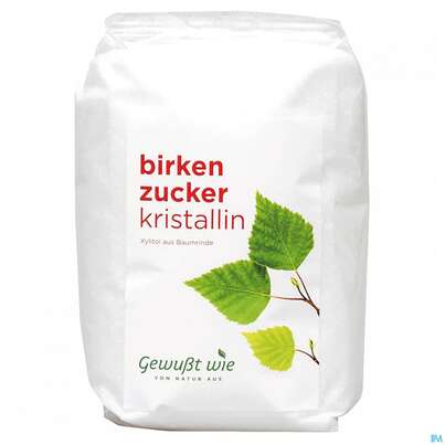 Sie sehen eine Packung Gewusst Wie Birkenzucker Kristallin 750g, Produktbild: 01 Gewusst Wie Birkenzucker Kristallin 750g, A-Nr.: 4159594 - 01