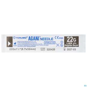 Injektionsspritzen U.zubeh. Einmalkanuelen Terumo/luer +luer Lock Nr 12 0,70x 32mm 1st, A-Nr.: 4162254 - 01