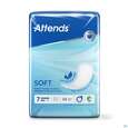 Sie sehen eine Packung Inkontinenz Attends Einlagen Soft 7 34st, Produktbild: 02 Inkontinenz Attends Einlagen Soft 7 34st, A-Nr.: 3791462 - 02
