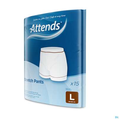 Inkontinenz Attends Stretch Pants Netzhosen L 15st, A-Nr.: 3429577 - 03