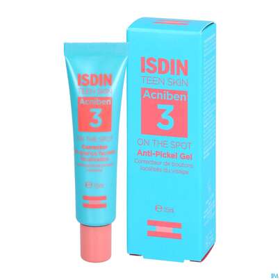 Sie sehen eine Packung Isdin Acniben/teen On The Spot 15ml, Produktbild: 05 Isdin Acniben/teen On The Spot 15ml, A-Nr.: 5589380 - 05