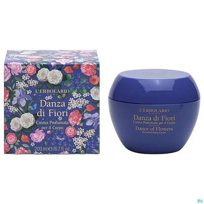 Sie sehen eine Packung L Erbolario Koerpercreme Danza Di Fiori 026.2 200ml, Produktbild: 02 L Erbolario Koerpercreme Danza Di Fiori 026.2 200ml, A-Nr.: 4941484 - 02