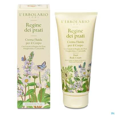Sie sehen eine Packung L Erbolario Koerperlotion Regine Dei Prati 026.6 200ml, Produktbild: 01 L Erbolario Koerperlotion Regine Dei Prati 026.6 200ml, A-Nr.: 4246554 - 01