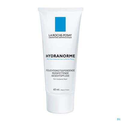 Sie sehen eine Packung La Roche Posay Gesichtspflege Hydranorme 40ml, Produktbild: 05 La Roche Posay Gesichtspflege Hydranorme 40ml, A-Nr.: 1609068 - 05