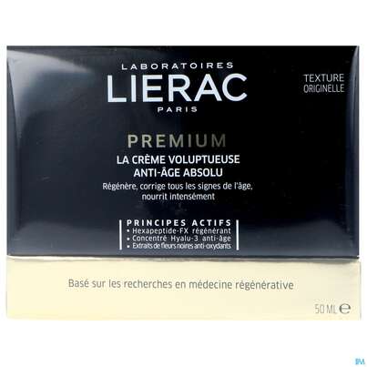 Sie sehen eine Packung Lierac Premium Reichhaltige Creme 18 50ml, Produktbild: 02 Lierac Premium Reichhaltige Creme 18 50ml, A-Nr.: 4887980 - 02
