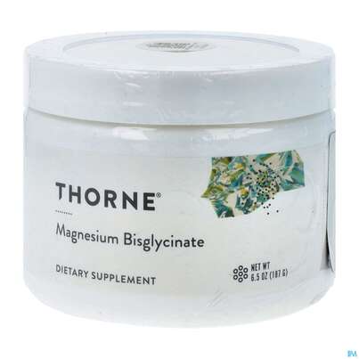 Sie sehen eine Packung Magnesium Bisglycinate Pulver Thorne Nsf Sport -centrosan 187g, Produktbild: 02 Magnesium Bisglycinate Pulver Thorne Nsf Sport -centrosan 187g, A-Nr.: 4778222 - 02