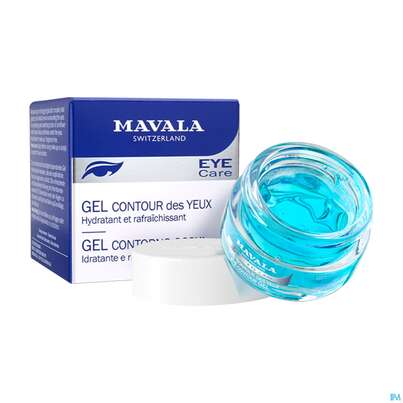 Sie sehen eine Packung Mavala Augenpflege -kontur Gel 15ml, Produktbild: 02 Mavala Augenpflege -kontur Gel 15ml, A-Nr.: 3054410 - 02