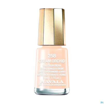 Sie sehen eine Packung Mavala Nagellacke 258 Creme Orchidee 5ml, Produktbild: 02 Mavala Nagellacke 258 Creme Orchidee 5ml, A-Nr.: 4612875 - 02