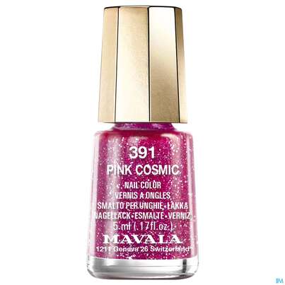 Sie sehen eine Packung Mavala Nagellacke 391 Pink Cosmic 5ml, Produktbild: 01 Mavala Nagellacke 391 Pink Cosmic 5ml, A-Nr.: 4173714 - 01
