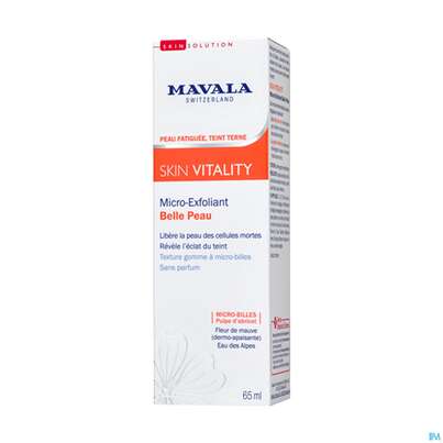 Sie sehen eine Packung Mavala Skin Vitality Micro Peeling 537.02 65ml, Produktbild: 02 Mavala Skin Vitality Micro Peeling 537.02 65ml, A-Nr.: 4910710 - 02