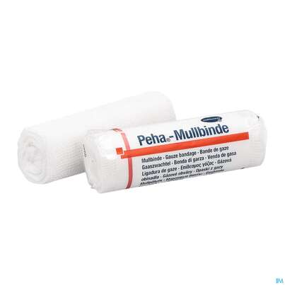 Mullbinden Peha Zellw/baumw Festkantig 20fadig 4mx 4cm 1st, A-Nr.: 4174429 - 01