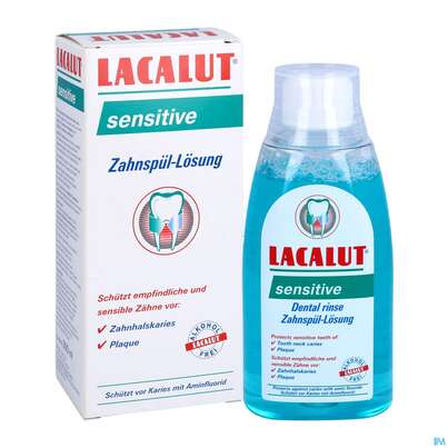 Mundwasser/spuelung Lacalut Sensitive Zahnspuelloesung 300ml, A-Nr.: 4308404 - 05