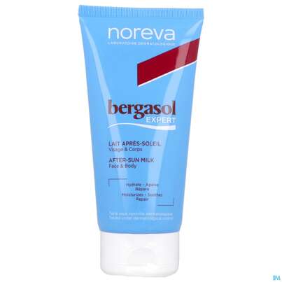 Sie sehen eine Packung Noreva Bergasol Expert After Sun Milch 150ml, Produktbild: 01 Noreva Bergasol Expert After Sun Milch 150ml, A-Nr.: 5439048 - 01