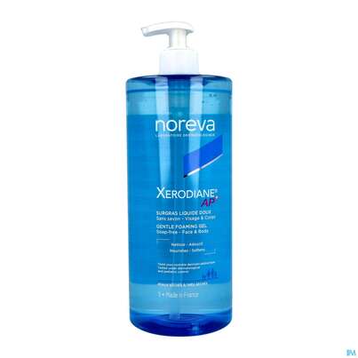 Sie sehen eine Packung Noreva Xerodiane Ap+ Sanft Schäumendes Gel 1000ml, Produktbild: 03 Noreva Xerodiane Ap+ Sanft Schäumendes Gel 1000ml, A-Nr.: 5452907 - 03