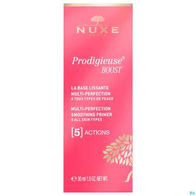 Sie sehen eine Packung Nuxe Creme/prodigieuse Boost/multi-perfection Smoothing Primer 30ml, Produktbild: 01 Nuxe Creme/prodigieuse Boost/multi-perfection Smoothing Primer 30ml, A-Nr.: 5775496 - 01