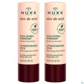 Nuxe Reve De Miel Duo Lip Moist Stick 2x4g 1pk, A-Nr.: 4920097 - 01