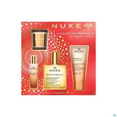Sie sehen eine Packung Nuxe Xmas/2022/prod.collection Hp Oel 100ml +le Parfum 15ml+kerze 1st, Produktbild: 01 Nuxe Xmas/2022/prod.collection Hp Oel 100ml +le Parfum 15ml+kerze 1st, A-Nr.: 5708703 - 01