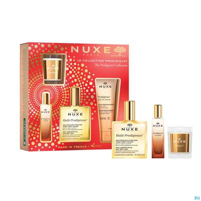 Sie sehen eine Packung Nuxe Xmas/2022/prod.collection Hp Oel 100ml +le Parfum 15ml+kerze 1st, Produktbild: 04 Nuxe Xmas/2022/prod.collection Hp Oel 100ml +le Parfum 15ml+kerze 1st, A-Nr.: 5708703 - 04