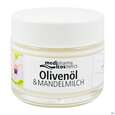 Sie sehen eine Packung Oliven -mandelmilch Nachtpflege Regenerierende 50ml, Produktbild: 05 Oliven -mandelmilch Nachtpflege Regenerierende 50ml, A-Nr.: 3620039 - 05