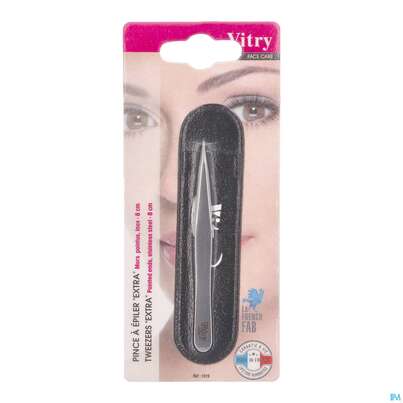 Sie sehen eine Packung Pinzetten Vitry/rostfrei Spitz 8cm 1019 1st, Produktbild: 03 Pinzetten Vitry/rostfrei Spitz 8cm 1019 1st, A-Nr.: 4633050 - 03