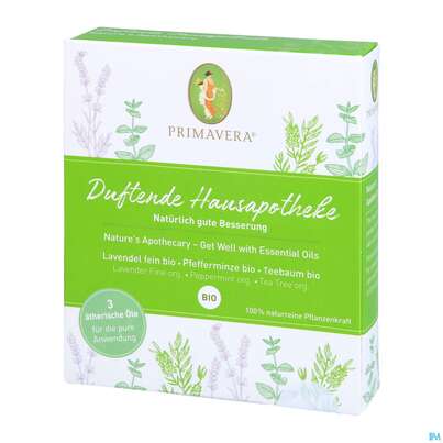 Sie sehen eine Packung Primavera Geschenkset Duftende Hausapotheke 1st, Produktbild: 02 Primavera Geschenkset Duftende Hausapotheke 1st, A-Nr.: 5199472 - 02