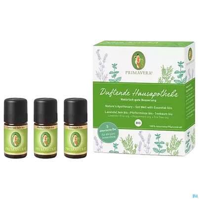 Sie sehen eine Packung Primavera Geschenkset Duftende Hausapotheke 1st, Produktbild: 05 Primavera Geschenkset Duftende Hausapotheke 1st, A-Nr.: 5199472 - 05
