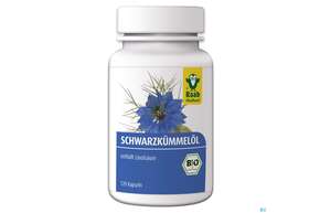 Raab Bio Schwarzkümmelöl Kapseln 120 Kapseln, A-Nr.: 4367016 - 01