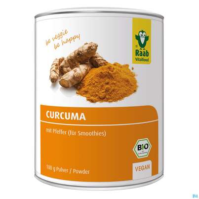 Raab Curcuma/bio Pulver Mit Pfeffer Fuer Smoothies 100g, A-Nr.: 4567376 - 05