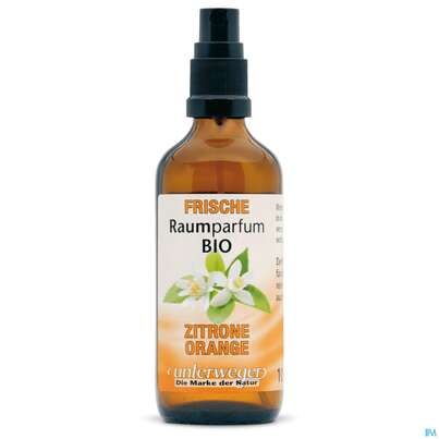 Sie sehen eine Packung Raumparfum Bio Frische Zitrone Orange 100ml, Produktbild: 01 Raumparfum Bio Frische Zitrone Orange 100ml, A-Nr.: 4364265 - 01