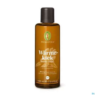 Sie sehen eine Packung Saunaoel Primavera Aroma Bio Waermekick 100ml, Produktbild: 01 Saunaoel Primavera Aroma Bio Waermekick 100ml, A-Nr.: 5683038 - 01
