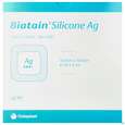 Schaumverband Biatain/ag Silikonhaftrand +silber Antimikrob.15x15cm 9639 5st, A-Nr.: 4309450 - 01