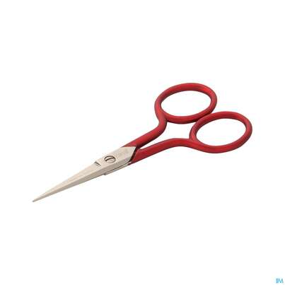 Sie sehen eine Packung Scheren Canal/carbon Ni/soft Touch Rot Stickschere 10cm 1404- 1st, Produktbild: 01 Scheren Canal/carbon Ni/soft Touch Rot Stickschere 10cm 1404- 1st, A-Nr.: 4881718 - 01
