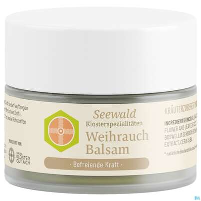 Sie sehen eine Packung Seewald Weihrauch Balsam 50g, Produktbild: 02 Seewald Weihrauch Balsam 50g, A-Nr.: 5210802 - 02