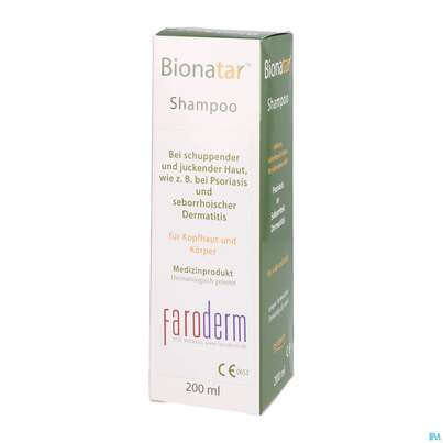 Sie sehen eine Packung Shampoon Boderm Bionatar 200ml, Produktbild: 03 Shampoon Boderm Bionatar 200ml, A-Nr.: 5051597 - 03