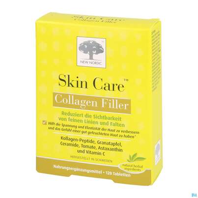 Sie sehen eine Packung Skin Care Collagen Filler Tabl 120st, Produktbild: 03 Skin Care Collagen Filler Tabl 120st, A-Nr.: 5104939 - 03