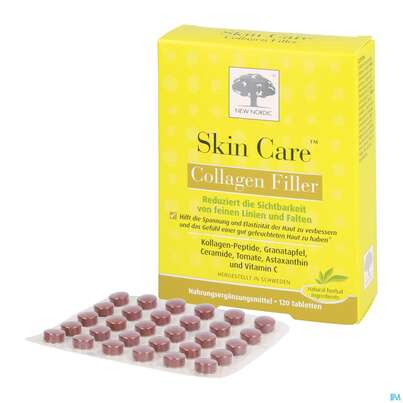 Sie sehen eine Packung Skin Care Collagen Filler Tabl 120st, Produktbild: 06 Skin Care Collagen Filler Tabl 120st, A-Nr.: 5104939 - 06