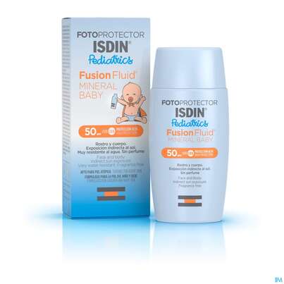 Sie sehen eine Packung Sonnenprodukte Isdin/fotoprotection Pediatrics Mineral Baby Lsf 50 50ml, Produktbild: 06 Sonnenprodukte Isdin/fotoprotection Pediatrics Mineral Baby Lsf 50 50ml, A-Nr.: 5570222 - 06
