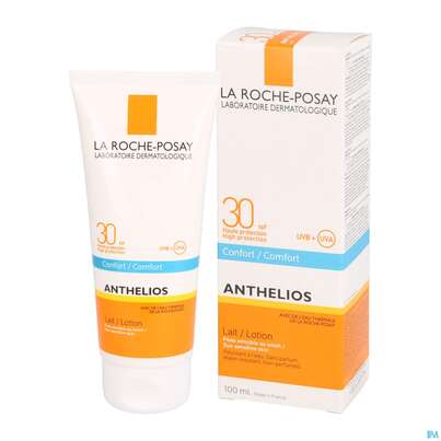 Sie sehen eine Packung Sonnenprodukte La Roche Posay Anthelios 30 Uva19 Milch Samtig 100ml, Produktbild: 04 Sonnenprodukte La Roche Posay Anthelios 30 Uva19 Milch Samtig 100ml, A-Nr.: 3949118 - 04