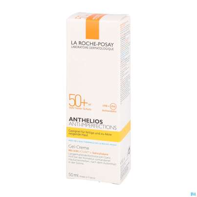 Sie sehen eine Packung Sonnenprodukte La Roche Posay Anthelios 50+ Anti-imperfections 50ml, Produktbild: 02 Sonnenprodukte La Roche Posay Anthelios 50+ Anti-imperfections 50ml, A-Nr.: 5060194 - 02